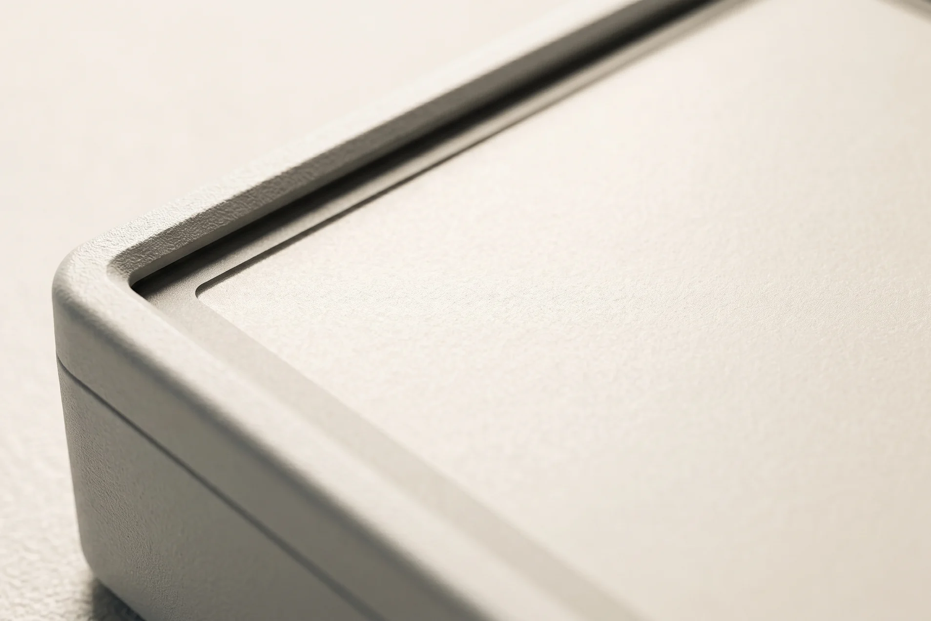 Close-up of the paper-like e-ink screen and softly textured enclosure